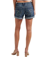 Silver Jeans Co. Women's Boyfriend Mid Rise Shorts