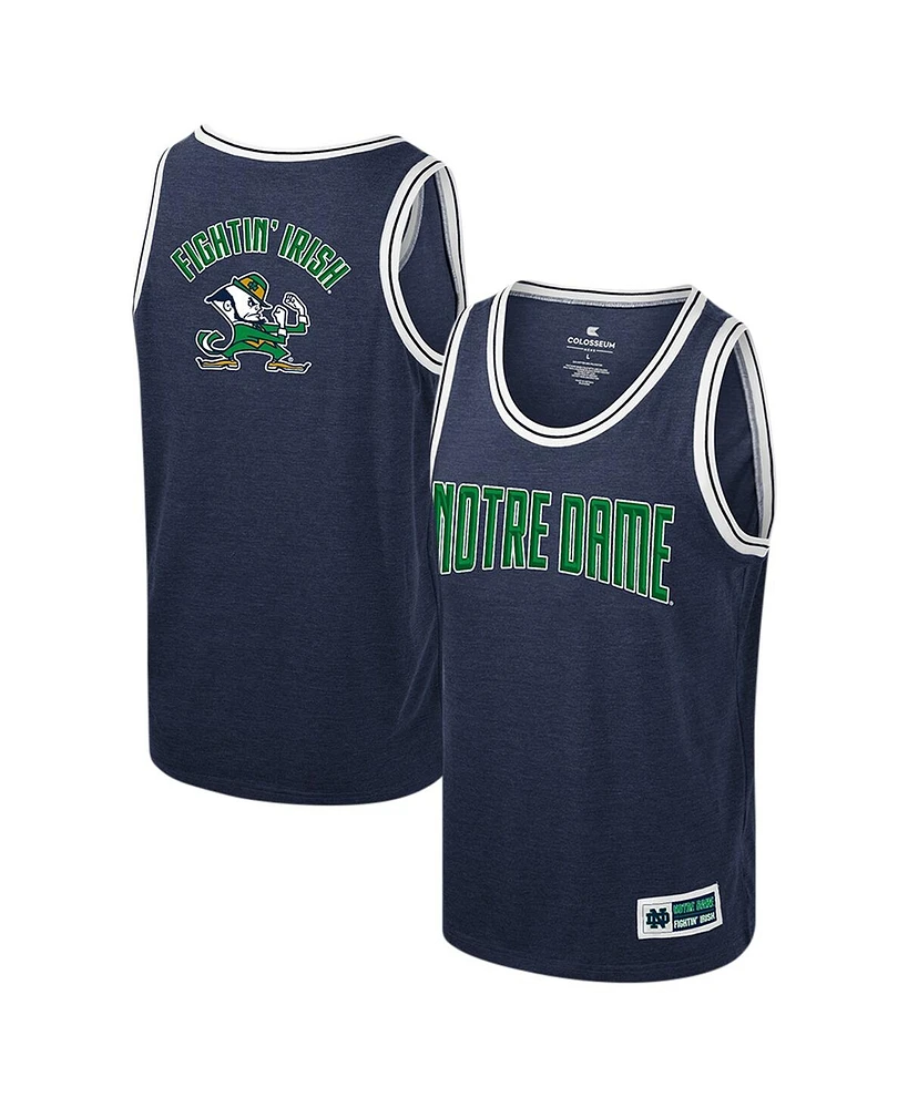 Big Boys Colosseum Navy Notre Dame Fighting Irish Shooting Tank Top