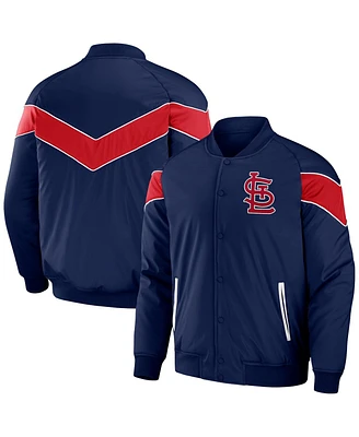 Men's Darius Rucker Collection by Fanatics Navy St. Louis Cardinals Baseball Raglan Full-Snap Jacket