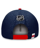 Men's Fanatics Navy, Red New York Rangers Authentic Pro Rink Two-Tone Snapback Hat