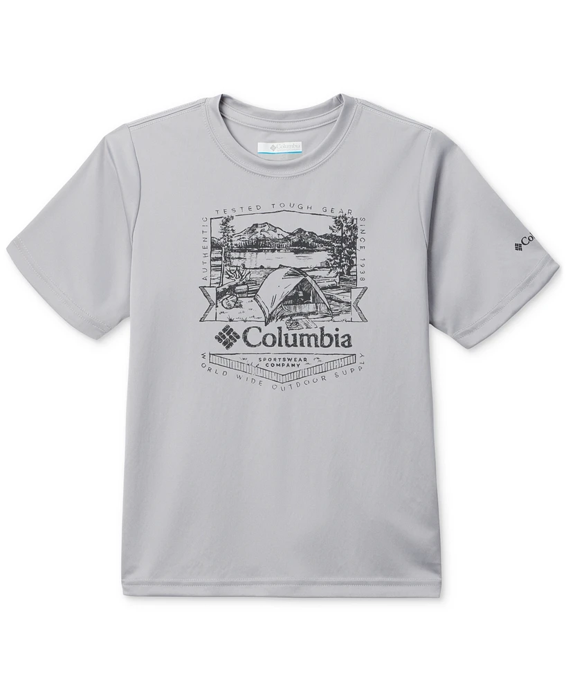 Columbia Big Boys Fork Stream Graphic Short-Sleeve T-Shirt