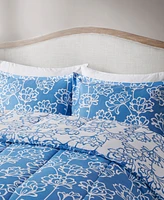 Jla Home Taj 3-Pc. Reversible Printed Comforter Set, Created for Macy's