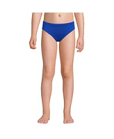 Lands' End Child Girls Plus Chlorine Resistant Bikini Swim Suit Bottoms