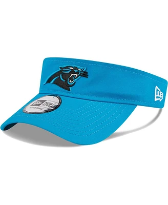 Men's New Era Blue Carolina Panthers Main Adjustable Visor