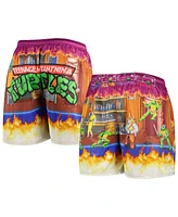 Men's Chalk Line Purple Teenage Mutant Ninja Turtles The Arcade Game Shorts