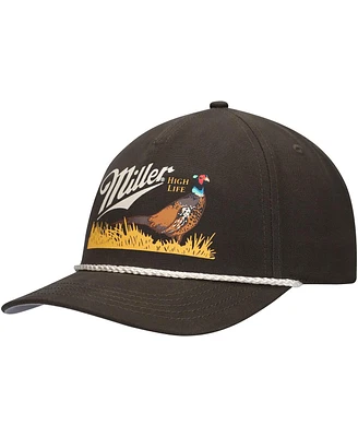 Men's American Needle Brown Miller High Life Canvas Cappy V1 Trucker Adjustable Hat