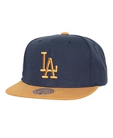 Men's Mitchell & Ness Navy Los Angeles Dodgers Work It Snapback Hat