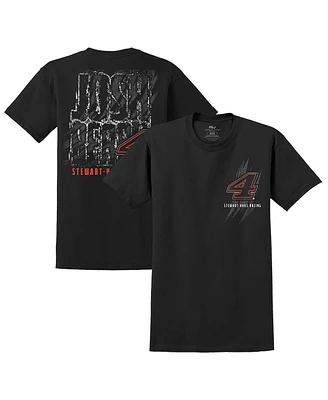 Men's Stewart-Haas Racing Team Collection Black Josh Berry Lifestyle T-shirt