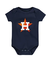 Baby Boys and Girls Fanatics Houston Astros Fan Pennant 3-Pack Bodysuit Set