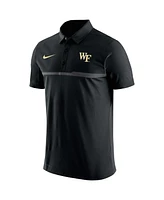 Men's Nike Black Wake Forest Demon Deacons Coaches Performance Polo Shirt