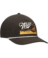 Men's American Needle Brown Miller High Life Canvas Cappy V1 Trucker Adjustable Hat