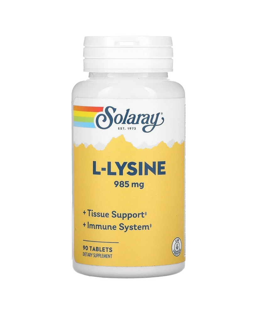 Solaray L-Lysine - 90 Tablets