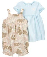 Carter's Baby Carter's 3 Piece Dress and Romper Set