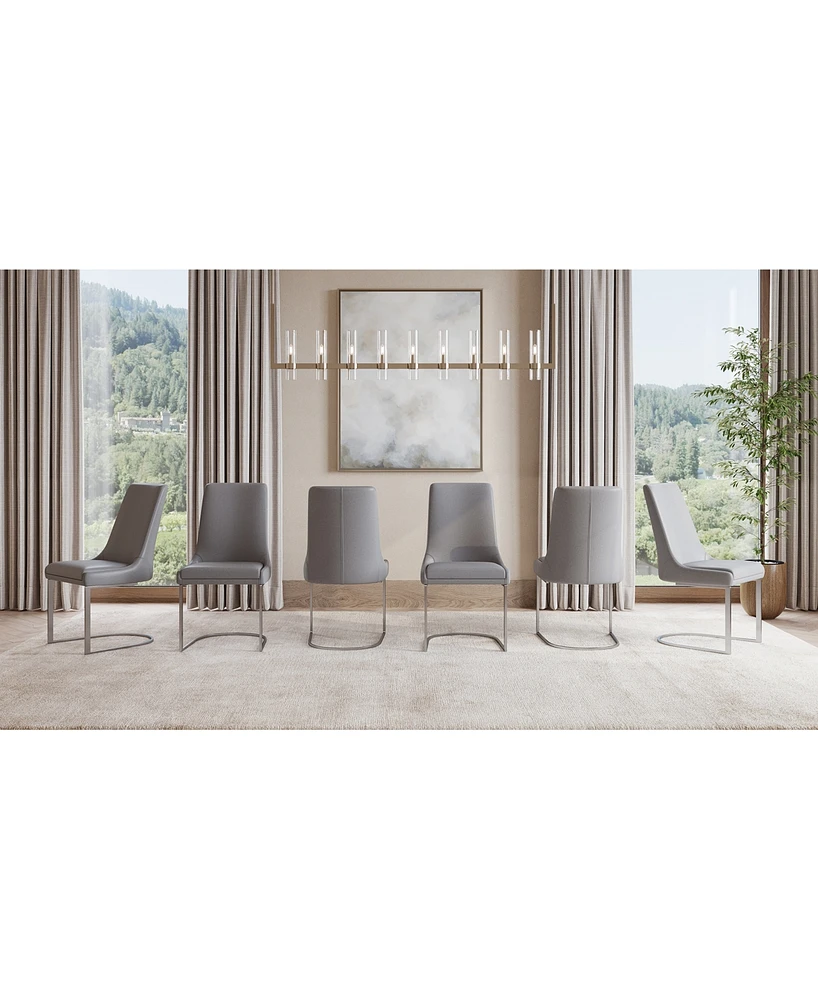 Tivie 6 Pc Dining Chair Set, Created for Macy's