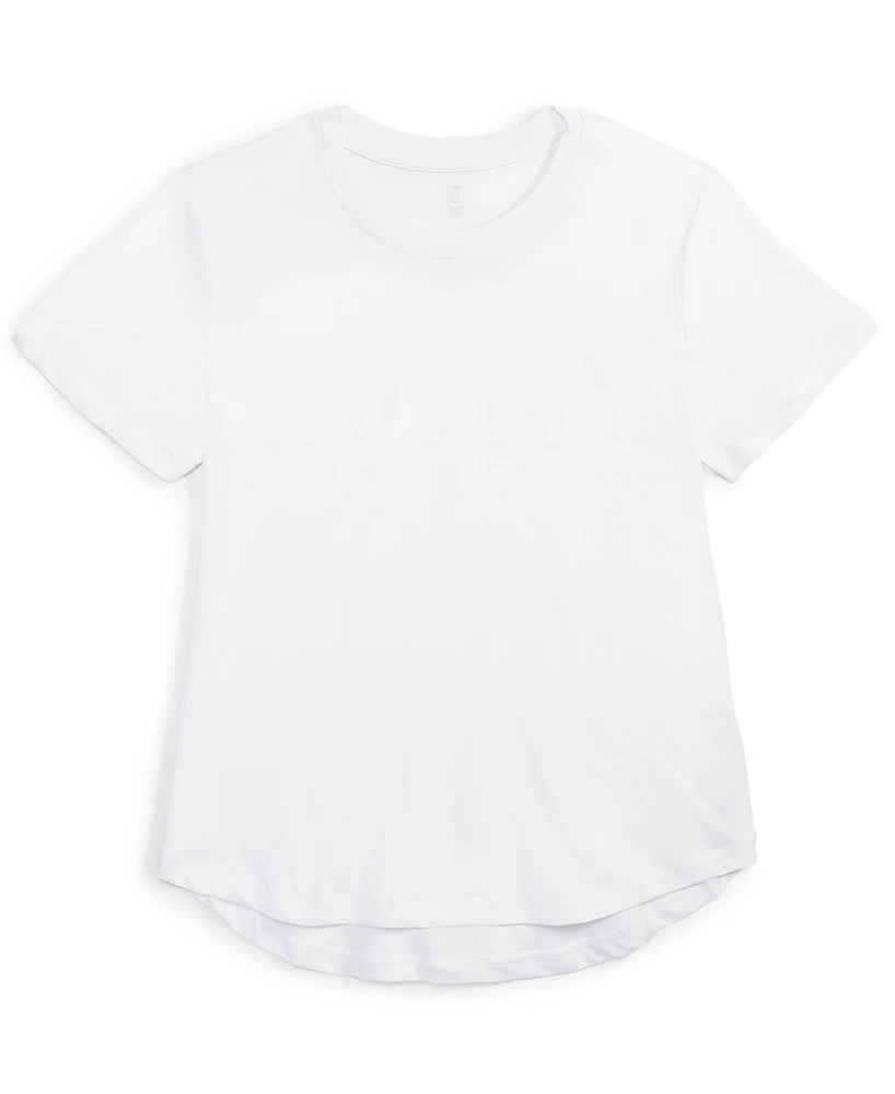 Id Ideology Big Girls Core Solid Short-Sleeve T-Shirt, Created for Macy's