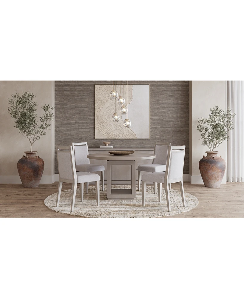 Tivie Pc Dining Set (Round Table + Chairs