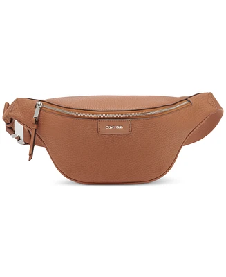 Calvin Klein Moss Belt Bag with Zipper Closure