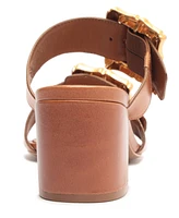 Schutz Women's Enola Mid Block Sandals