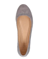 Frye Women's Carson Leather Ballet Flats - Steel Blue