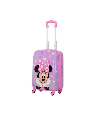 Disney Ful Minnie Mouse Hearts All over Print Kids 21" Luggage