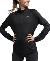 Reebok Women's Identity Performance Quarter Zip Top