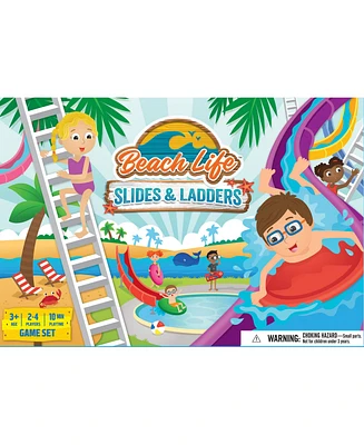 Masterpieces Puzzles MasterPieces Beach Life - Slides & Ladders Board Game for Kids