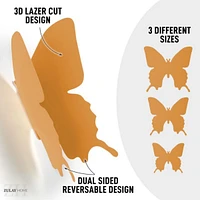 3D Removable Butterfly Wall Decor with 3 Wing Designs