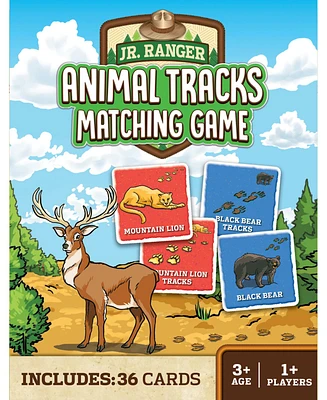 Masterpieces Puzzles MasterPieces Jr Ranger - Animal Tracks Matching Game for Kids