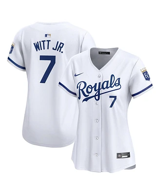 Women's Nike Bobby Witt Jr. White Kansas City Royals Home Limited Player Jersey