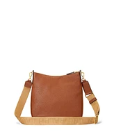 Lauren Ralph Cameryn Pebbled Leather Small Crossbody