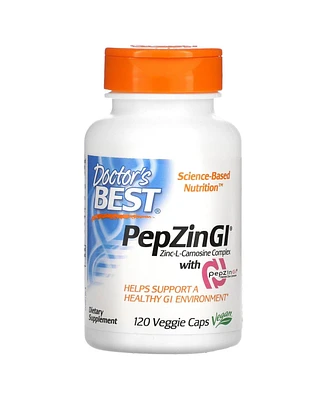 Doctor's Best PepZin Gi Zinc-l-Carnosine Complex - 120 Veggie Caps