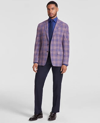 Michael Kors Men's Classic-Fit Mauve Window Sport Coat