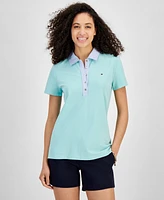 Tommy Hilfiger Women's Contrast Trim Polo Shirt