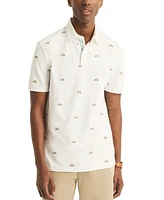 Nautica Men's Classic-Fit Paddle-Print Polo Shirt