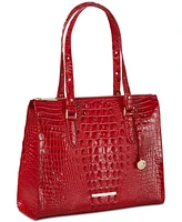 Brahmin Anywhere Melbourne Embossed Leather Tote