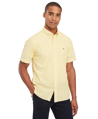 Tommy Hilfiger Men's Regular-Fit Candy Stripe Linen Shirt