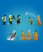 Lego City Police Prison Island Building Toy 60419, 980 Pieces