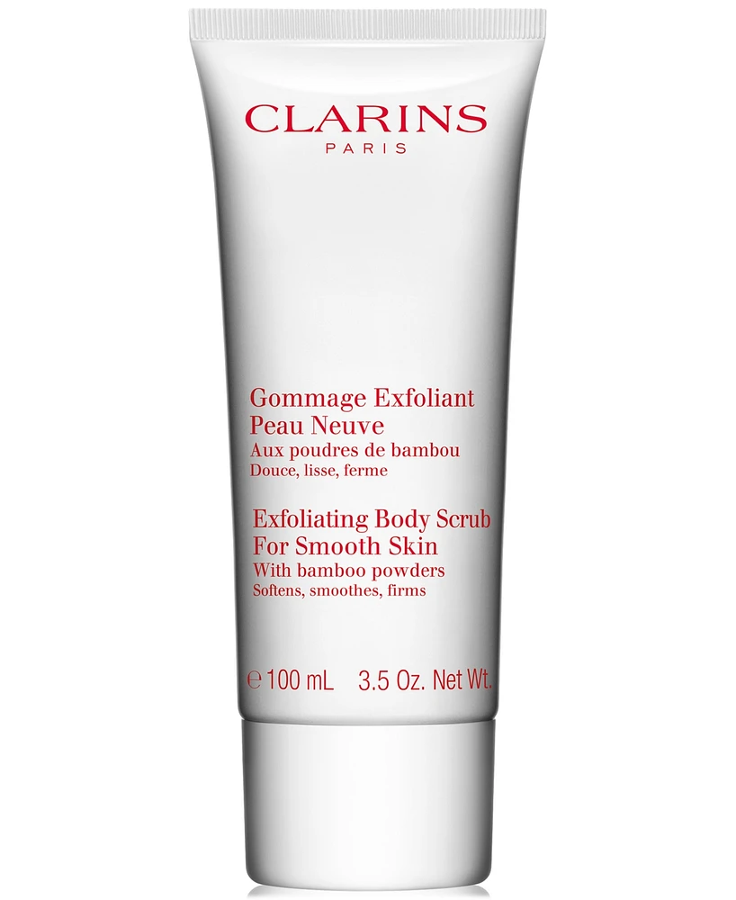 Free Exfoliating Body Scrub Discovery gift with any $130 Clarins purchase (A $22 Value)