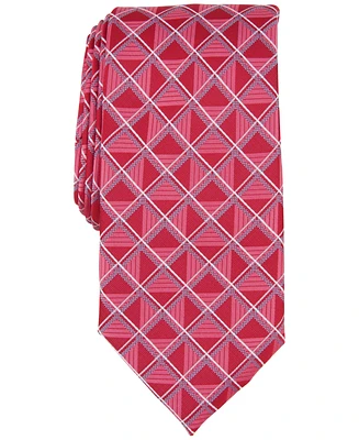 Perry Ellis Men's Karmen Grid Tie