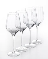 Sur La Table Cambron Optic White Wine Glasses, Set of 4