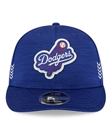 Men's New Era Royal Los Angeles Dodgers Clubhouse Low Profile 59FIFTY Fitted Hat