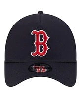 Men's New Era Navy Boston Red Sox Team Color A-Frame 9FORTY Adjustable Hat