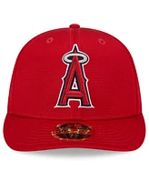 Men's New Era Red Los Angeles Angels 2024 Spring Training Low Profile 59FIFTY Fitted Hat