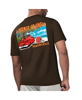 Men's Margaritaville Brown Cleveland Browns Licensed to Chill T-shirt