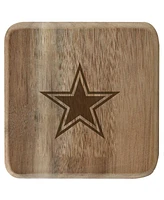 The Memory Company Dallas Cowboys 6-Pack Acacia Wood Coaster Set