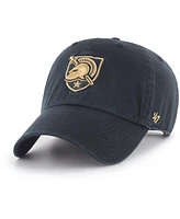 Men's '47 Brand Black Army Black Knights Clean Up Adjustable Hat