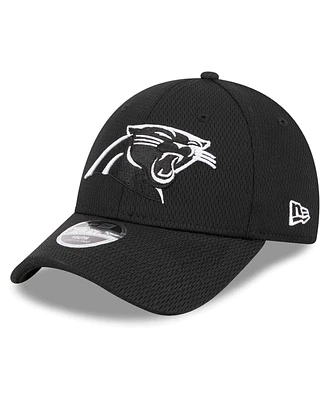 Youth Boys and Girls New Era Black Carolina Panthers Main B-Dub 9FORTY Adjustable Hat