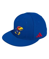 Men's adidas Royal Kansas Jayhawks On-Field Baseball Fitted Hat