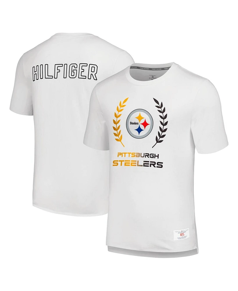 Men's Tommy Hilfiger White Pittsburgh Steelers Miles T-shirt