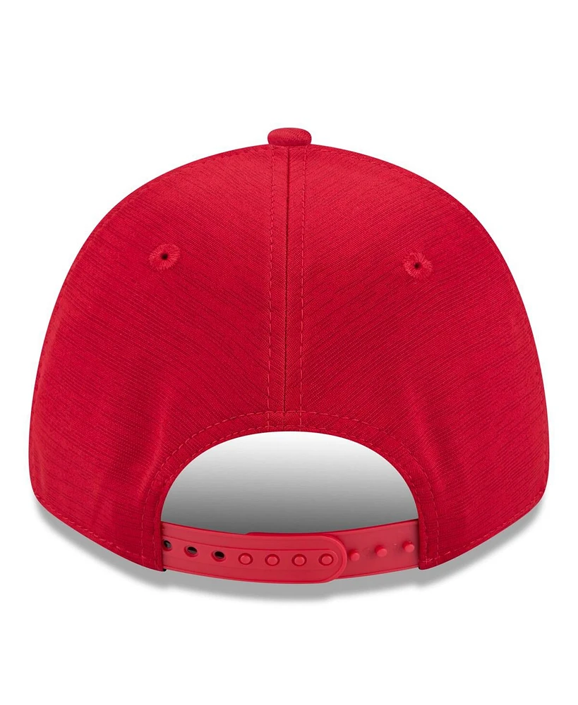 Men's New Era Red St. Louis Cardinals 2024 Clubhouse 9FORTY Adjustable Hat